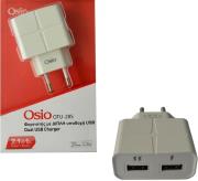 osio otu 285w dual usb wall charger 5v 1 21a white universal photo