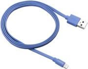 canyon cns mfic2b charge sync mfi flat cable with lightning connector blue photo