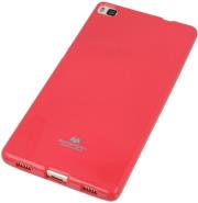 mercury jelly case for huawei p8 hot pink photo