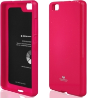 mercury jelly case for huawei p8 lite hot pink photo