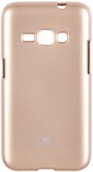 mercury jelly case for samsung j1 2016 gold photo