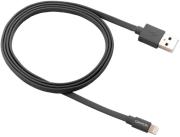 canyon cns mfic2dg charge sync mfi flat cable with lightning connector dark grey photo