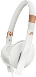 sennheiser hd 230i lightweight foldable headphones with 3 button remote mic white photo