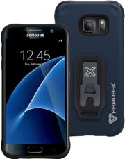 armor x rugged case cx s7 ny for samsung galaxy s7 with belt clip x mount system navy photo