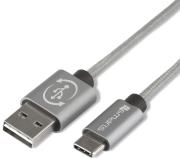 4smarts rapidcord flipplug type c data cable 1m grey photo