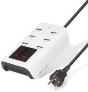 forever usb universal wall charger with 6 usb ports adapter photo