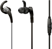 audio technica ath ckx7is sonicfuel in ear headphones with in line mic control black photo