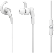 audio technica ath ckx7is sonicfuel in ear headphones with in line mic control white photo