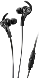 audio technica ath ckx9is sonicfuel in ear headphones with in line mic control black photo