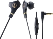 audio technica ath chx7is sonicfuel hybrid earbud headphones for smartphones black photo