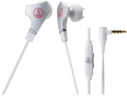 audio technica ath chx7is sonicfuel hybrid earbud headphones for smartphones white photo