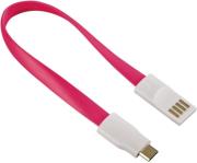 hama 136110 magnet charging sync cable red photo