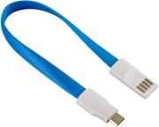 hama 136111 magnet charging sync cable blue photo