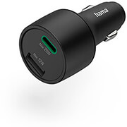 hama 201690 car charger usb c usb a power delivery pd qualcomm 32 watt black photo hama 201690 car charger usb c usb a power delivery pd qualcomm 32 watt black photo
