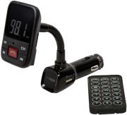 logilink fm0003 fm transmitter with bluetooth handsfree and charger photo