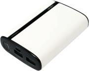 logilink pa0127w mobile power bank in leather optic 7800mah white photo