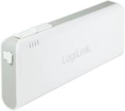 logilink pa0124 mobile power bank 10000mah ip44 white grey photo