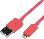 logilink ua0200 apple lightning to usb connection cable 1m pink photo