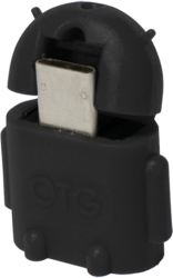 logilink aa0062 mini micro usb b m to usb a f otg adapter black photo