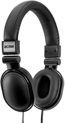 acme ha09 true sound headphones with microphone black photo