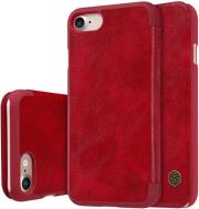 nillkin qin leather flip case for apple iphone 7 red photo