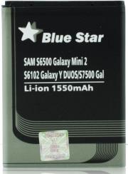 blue star battery for samsung galaxy mini 2 s6500 galaxy young s6310 galaxy ace plus s7500 1550mah photo