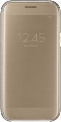 samsung clear view cover ef za520cf for galaxy a5 2017 gold photo