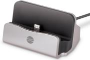 forever ds 01 docking station lightning for iphone 5 6 7 silver photo