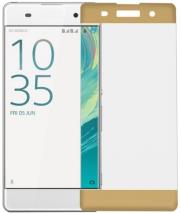 forever tempered glass 3d full cover for sony xperia xa gold photo