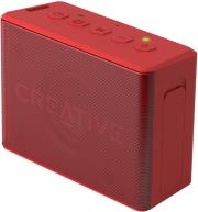 creative muvo 2c palm sized water resistant bluetooth speaker with built in mp3 player red photo