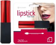 platinet 43639 lipstick power bank 2600mah micro usb cable red photo