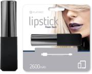 platinet 43640 lipstick power bank 2600mah micro usb cable silver photo