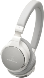 audio technica ath sr5btwh wireless on ear high resolution audio headphones white photo