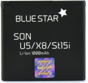 blue star battery for sony ericsson vivaz u5 vivaz pro x8 st15i sk17i st17i w19i 1000mah li ion photo