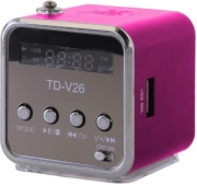 global technology td v26 mini speaker pink photo
