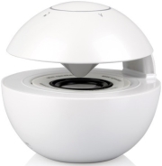 global technology bt118 bluetooth mini speaker power ball led white photo