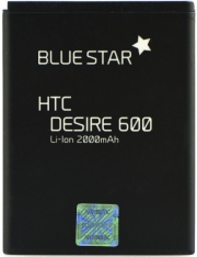 blue star premium battery for htc desire 600 2000mah li ion photo