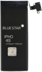 blue star premium battery for apple iphone 4s 1430mah polymer photo
