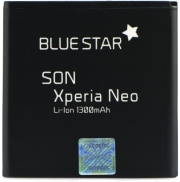 blue star premium battery for sony xperia miro xperia pro xperia neo 1300mah li ion photo