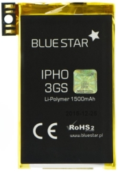blue star premium battery for apple iphone 3gs 1500mah polymer photo