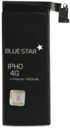 blue star premium battery for apple iphone 4g 1420mah polymer photo