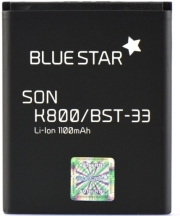 blue star premium battery for sony ericsson k800 k790i m600i k550 w300 w880 c702 z530 1100mah photo