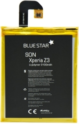 blue star premium battery for sony xperia z3 3100mah photo
