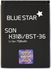 blue star premium battery for sony ericsson k310i k510i j300 w200 750mah li ion photo