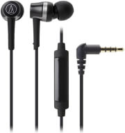 audio technica ath ckr30isbk sonicfuel in ear headphones with in line mic control black photo