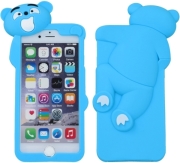 greengo silicon 3d back cover case mr bear for samsung galaxy s5 g900 blue 5900495450654 photo