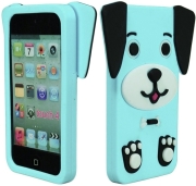 greengo silicon 3d back cover case puppy for huawei p9 lite light blue photo