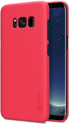 nillkin frosted tpu back cover case for samsung galaxy s8 plus red photo