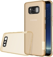 nillkin nature tpu back cover case for samsung galaxy s8 g950 brown gold photo