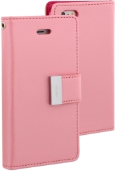 mercury goospery rich diary flip case apple iphone 6 6s pink hot pink photo